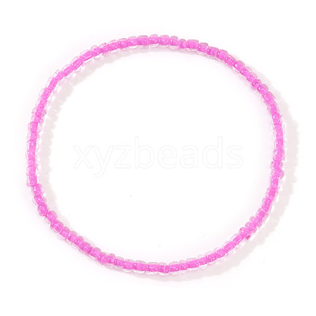 Glass Seed Beads Stretch Bracelets ZE8223-7-1