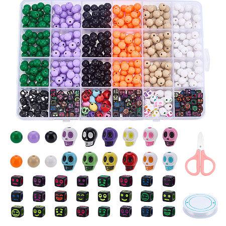 Halloween Theme DIY Bracelets Making Kits DIY-WH0750-046-1