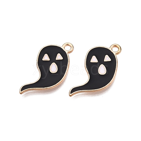 Halloween Theme Alloy Enamel Pendants PALLOY-N176-40B-RS-1