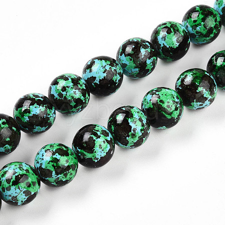 Synthetic Turquoise Beads Strands TURQ-T004-08A-12-1