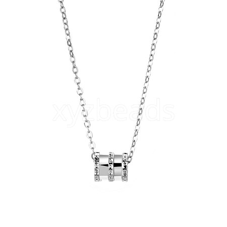925 Sterling Silver Pendant Necklaces NJEW-BB50465-B-1