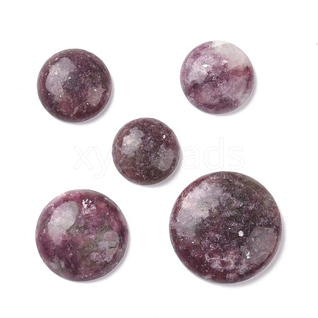 Natural Lepidolite Cabochons G-P469-15A-1