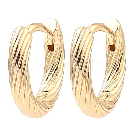 Brass Hoop Earrings EJEW-I289-04KCG-1