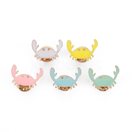 Cute Crab Enamel Pin JEWB-S012-004G-NF-1