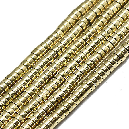 Electroplate Non-magnetic Synthetic Hematite Beads Strands X-G-S352-42A-01-1