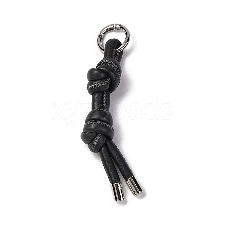 Imitation Leather Keychain KEYC-K023-02P-09-1