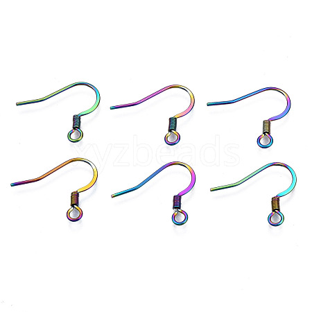 Ion Plating(IP) 304 Stainless Steel French Earring Hooks STAS-S119-016A-1