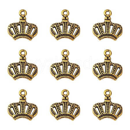 Tibetan Style Alloy Charms X-TIBEP-S029-AG-LF-1