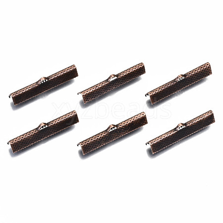 Iron Ribbon Crimp Ends IFIN-R228-09R-1