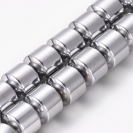 Magnetic Synthetic Hematite Beads Strands G-G826-05A-8mm-1