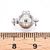 925 Sterling Silver Box Clasps STER-T007-138P-3