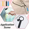 15Pcs 5 Colors 304 Stainless Steel Pendants STAS-ME0002-04-4