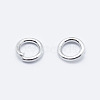 Electroplated Stainless Steel Open Jump Ring STAS-G152-02P-3x0.4-2