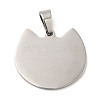 Non-Tarnish 304 Stainless Steel Pendants STAS-A086-04P-1