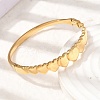304 Stainless Steel Hinged Bangles for Women BJEW-B168-06G-3