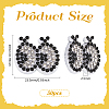 50Pcs Eye Hotfix Rhinestone Sew on Patches DIY-FG0007-30-2