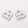 304 Stainless Steel Charms STAS-Q201-T144-2