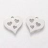 Non-Tarnish 304 Stainless Steel Charms STAS-Q201-T144-2