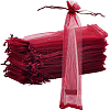 100Pcs Organza Drawstring Bags for Chinese Fan OP-GF0001-02C-1