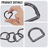 12Pcs Alloy Spring Gate Rings FIND-CN0002-49B-6