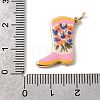 Printed Brass Pendants KK-H253-01B-G02-3