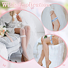 2Pcs Polyester Bride Bowknot Garter Leg Ring for Women AJEW-ME0003-25-5