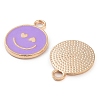 Alloy Enamel Pendants PALLOY-S192-04G-07-2