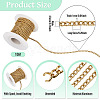 10M Aluminium Curb Chains CHA-TA0001-35G-5