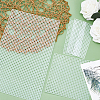 DIY Rectangle Plastic Mesh Sheet Sets DIY-WH0301-11-4