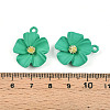 Spray Painted Alloy Pendants PALLOY-N0147-03F-3