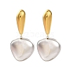 304 Stainless Steel Dangle Stud Earrings EJEW-K296-02GP-01-2