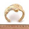 Snake Alloy Open Cuff Bangles for Women BJEW-A027-02G-5