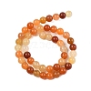 Natural Golden Silk Jade Beads Strands G-N344-01C-01-3