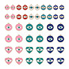 Craftdady 44Pcs 11 Style Rack Plating Alloy Enamel Pendants FIND-CD0001-37-13