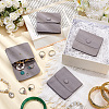 Microfiber Jewelry Flap Pouches ABAG-WH0032-121B-4