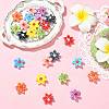 24Pcs 8 Colors Handmade Porcelain Beads PORC-FS0001-47-6