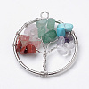 Natural & Synthetic Gemstone Pendants G-S271-23A-01-1