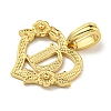 Heart Brass Pendants KK-I714-04G-D-2