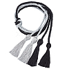 Gorgecraft 2Pcs 2 Style Polyester Tassel Big Pendant Decorations FIND-GF0004-12-1