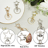18Pcs Alloy Swivel Keychain Clasps KEYC-SP0001-48A-P-5