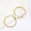 304 Stainless Steel Hoop Earrings For Women EJEW-B114-02B-G-3