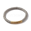 Handmade Polymer Clay Heishi Beads Stackable Stretch Bracelets Set for Women BJEW-JB07451-13