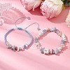 2Pcs Natural Gemstone Stretch Bracelet Sets for Women BJEW-JB10992-2