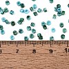 Opaque Picasso Cylinder Glass Beads SEED-Q039-06A-16-4