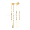 Brass Hair Fork Findings KK-H298-02A-1