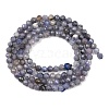 Natural Tanzanite Beads Strands G-C255-A01-3mm-3