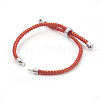 Adjustable Nylon Cord Slider Bracelet Making MAK-F026-A02-P-2