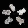 Natural Quartz Crystal Dog Healing Figurines DJEW-Z005-05B-2