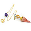 Resin Cone Dowsing Pendulum Big Pendants PW-WG1687A-08-1