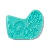 DIY Word BOO Food Grade Silicone Molds DIY-G057-A15-2